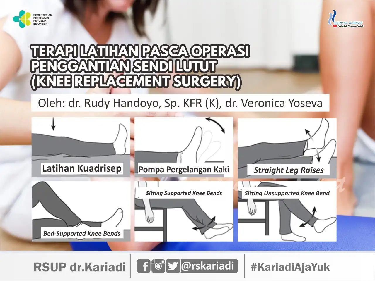 TERAPI LATIHAN PASCA OPERASI PENGGANTIAN SENDI LUTUT